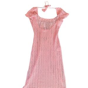 O'Neill Maxi Sundress/ Cover up with Flutter Cap Sleeves